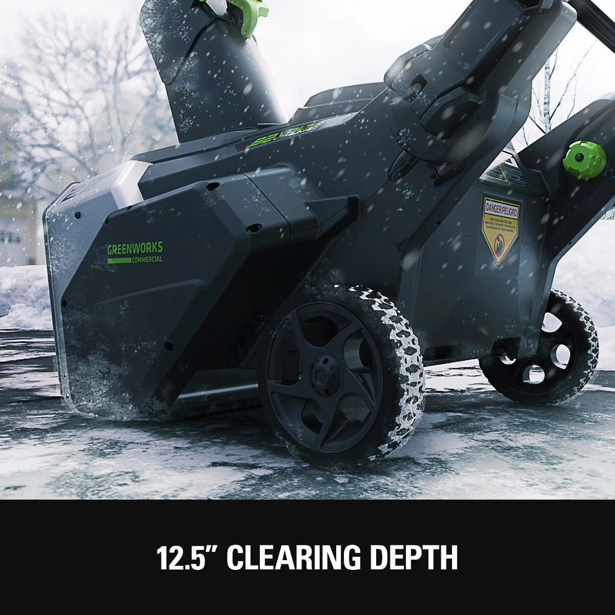 82V 22" Snow Thrower with 5Ah Battery and Dual Port Charger | 82SN22-5DP - Image 5