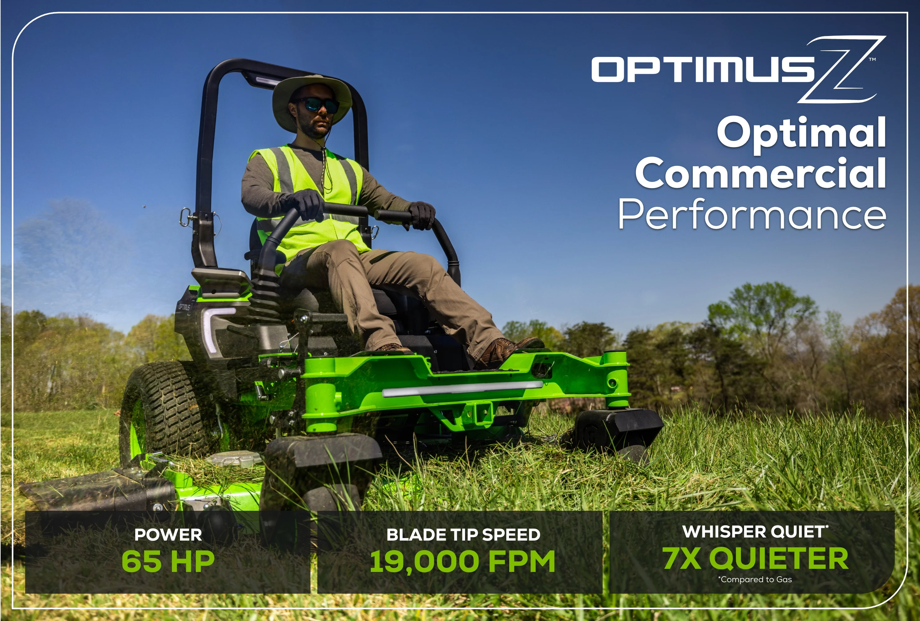 OptimusZ 52” 24kWh Ride-On Zero-Turn Mower | CZ52R24X - Image 3