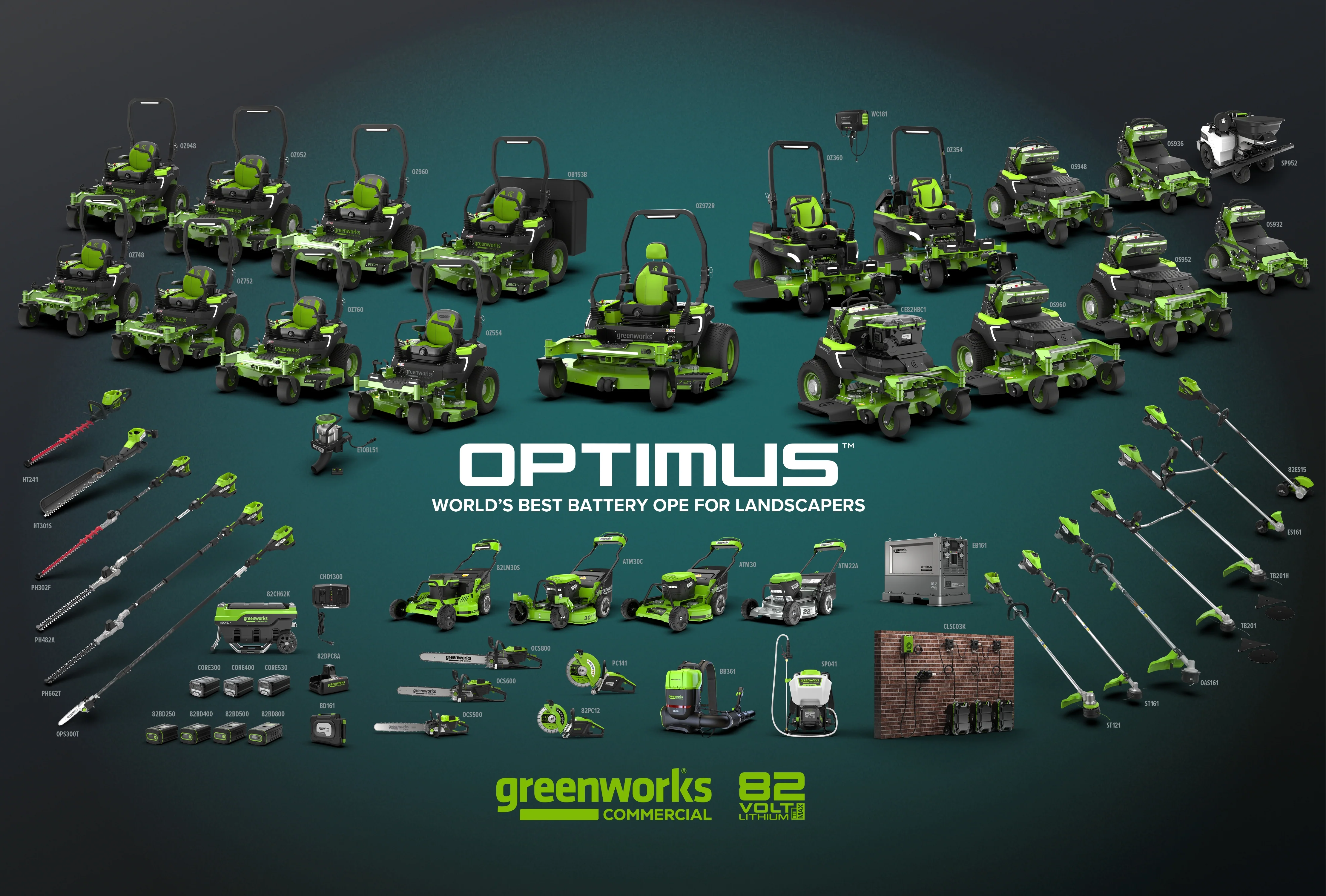 82V OPTIMUS 20" Mid-Pole Articulating Hedge Trimmer | PH482A - Image 15