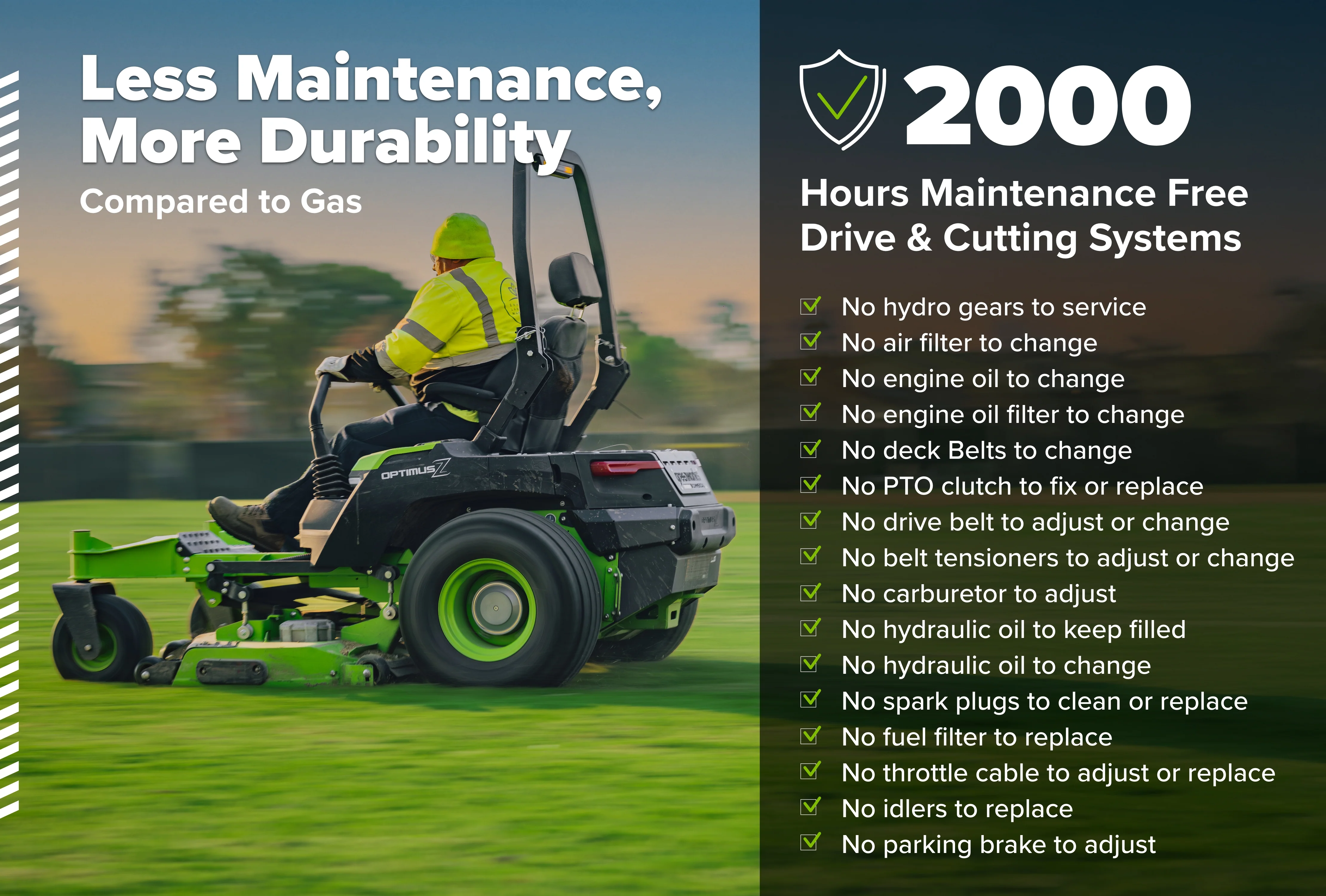 OptimusZ Series 9 72" (Side Discharge) Ride-on ZTR - 36 kWh | OZ972 - Image 14